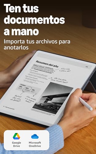 Miniatura 7 de Amazon Kindle Scribe (última generación): más fino, ligero y rápido, con pantalla similar al papel de 11" y luz frontal; escribe en cuadernos, documentos y libros (64 GB)