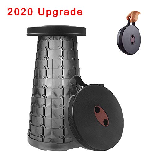 Naohiro Portable Folding Camping Stool Retractable Plastic Foldable Stool for Outdoor Travel Fishing
