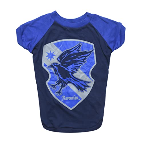 Harry Potter Ravenclaw Dog T-Shirt - Pet Costume Shirt for Dogs - Officially Licensed Dog Apparel & Accessories for Hogwarts Houses, Size Medium