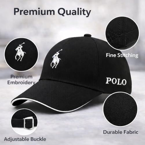 Image of Baseball Cap for Men Original Adjustable Unisex Cap, Mens Caps Stylish, All Sports Type Caps or Hats, Free Size, UV Protection, Sports Cap for Men's, Outdoor Casual Wear (Pack of 1)