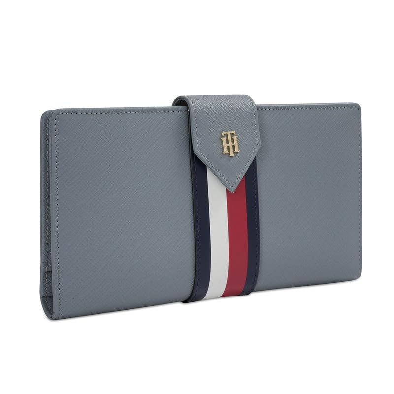 Image of Tommy Hilfiger Purse for Women Handbag, Powder Blue, One-Size, Dabiella | Ladies Handbag Organizer