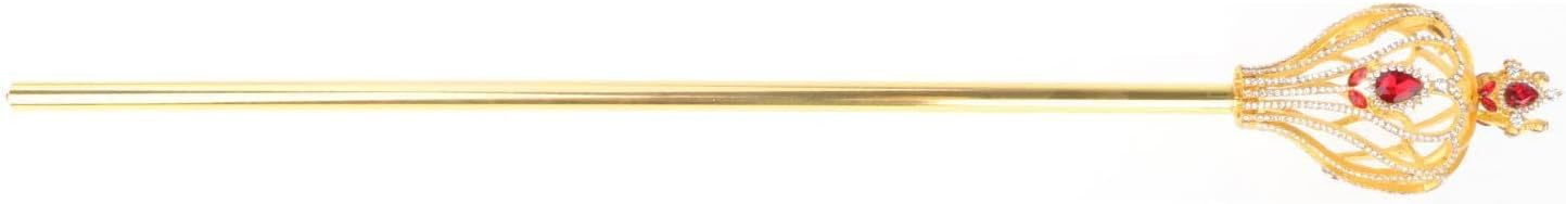 Popular Bright Fairy Wands Fairy Sticks Queen Rhinestone Scepter for Handheld Props Birthday Pageant Fancy Dress Party Christmas, Red