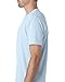 Next Level Premium Fit Extreme Soft Rib Knit Jersey T-Shirt, Light Blue, Medium