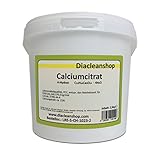 Calciumcitrat Pulver 2,5kg - Calciumgehalt 21% - Lebensmittelqualität - E333 (ii) - frei von Zusatzstoffen!