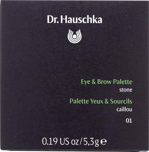 Dr. Hauschka Paleta Ojos Y Cejas 01 Stone de 5.3Gr con cuatro sombras mate naturales