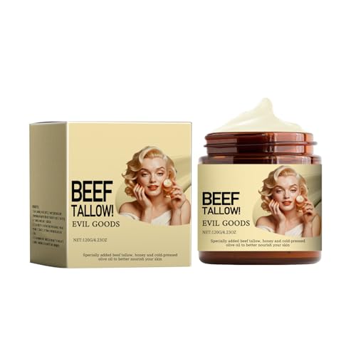 Creme facial nutritivo - 120 g cuidado da pele manteiga orgânica, creme de manteiga para os cuidados da pele, cuidados com o rosto corpo, receita de gordura de carne