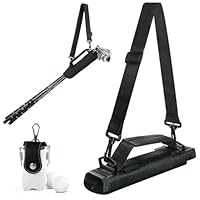 Golfschlägertasche, Mini-Golftasche, Tragbare Tasche Set für Golf-Training, Golfschläger Mini Tragetasche, Faltbar Golf Pencil Bag mit Schultergurt, Geeignet für Golfplatztraining