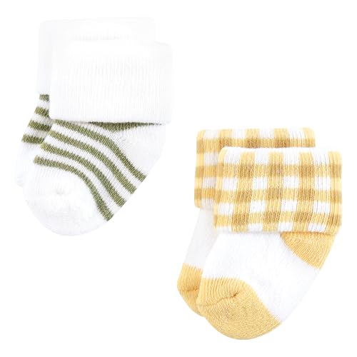 Image of Hudson Baby Baby 8-pack Cotton Rich Newborn and Terry Socks
