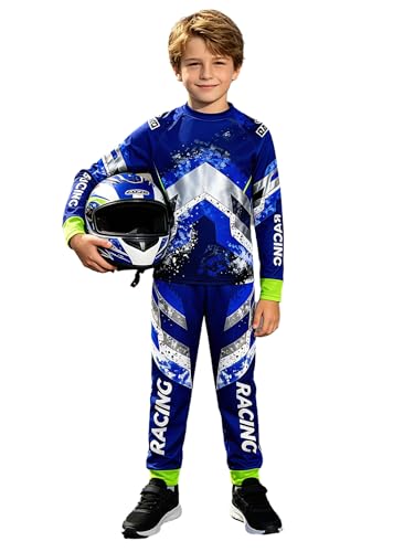 Kit conducción motocicleta tierra jóvenes inlzdz con ropa de moto cross niños