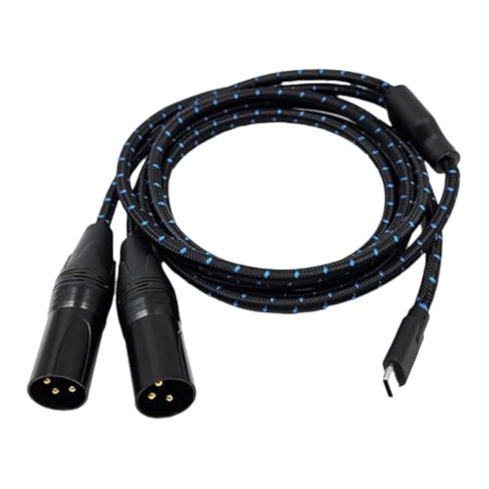 Type C to 2 XLR Male Cable, 50cm