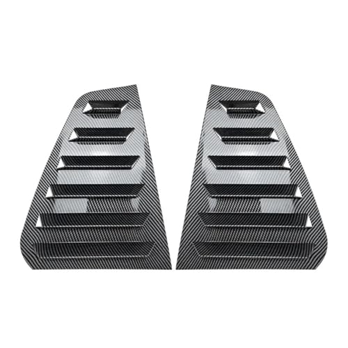 Persiennes de fenêtre pour Golf 6 MK6 volets noir fibre de carbone 2008-2012