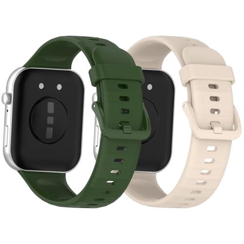 MIJOBS 2 PCS Correas Compatible con Huawei Watch Fit 3 /Fit 4 Accesorios para Relojes Inteligentes, Pulseras de Repuesto, Transpirable, Impermeable, Sport, Correas de Silicona - imagen 2