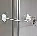 1 Pack Refrigerator Lock with 2 Keys, Refrigerator Lock Dorm Freezer Door Lock and Child Safety Cabinet Lock with Strong Adhesive