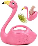 Plant Watering Can Indoor Outdoor Pink Flamingo 0.4 Gallons