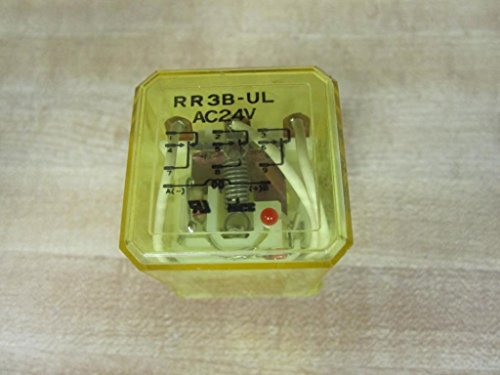IDEC RR3B-ULAC24V 24 VAC, PLUG-in, RELAY, 11 BLADE, 3 PDT, 10 AMP