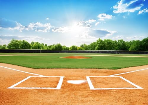 Fondo fotográfico béisbol 3x2.5 m multicolor miniatura 1