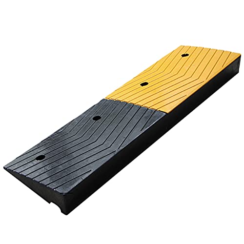 ✅ 10 Best Heavy Duty Mobility Scooter 8 Heavy Duty Curb Ramps for Driveway 1 Meter Wide,Sidewalk Ramps for Cars Trucks Scooter Home Wheelchairs,6/8/9/10 Rise,Black/Yellow (Size : 100x30x9cm)