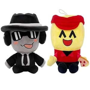 2 llaveros de felpa de regalo Gubby para el hogar, decoración de la habitación de cama, regalo coleccionable de 10 pulgadas para fanáticos