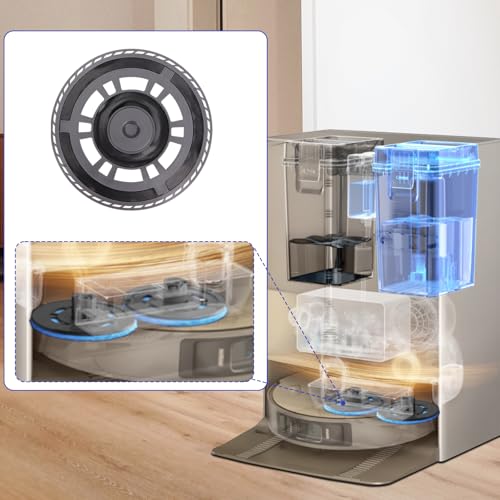 Image of Mop Pad Plate Accessories for Dreame X20 X10 X10pro Robot Robot Vacuum Cleaner - Vacuum Pad Board Holder Replacement Mop Tray Part Attachment