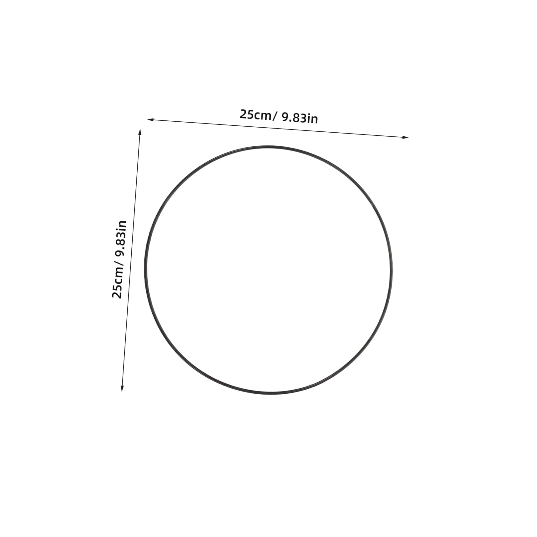 RORPOIR Floral Hoop Wreath Ring Metal Ring Decor Dream Catcher Hoops DIY Dream Catcher Material