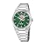 Silver / Green Dial
