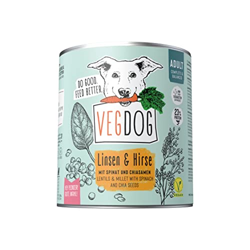 Vegetarisches Hundefutter von VEGDOG – Veganes Nassfutter für Erwachsene
