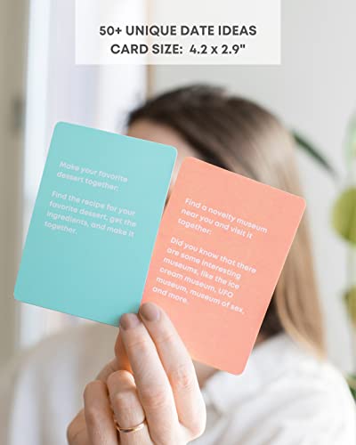 Fun Date Ideas - 50+ Cards With Fun Date Night Activities - Date Night Cards Game L Perfect Couples Gifts: For Him, Her, Girlfriend, Boyfriend, Newlywed, Wife Or Husband - Anniversary, Wedding Gift #TOP5