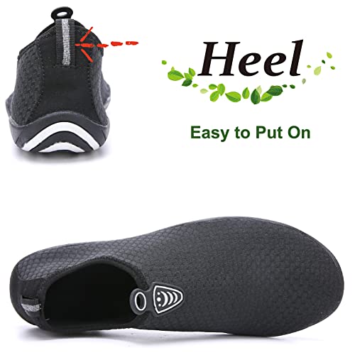 Unisex Badeschuhe Damen Schwimmschuhe Herren Wasserschuhe, Schnell Trocknend Leicht Atmungsaktiv Aquaschuhe, Gr. 35-45 EU - Image 6