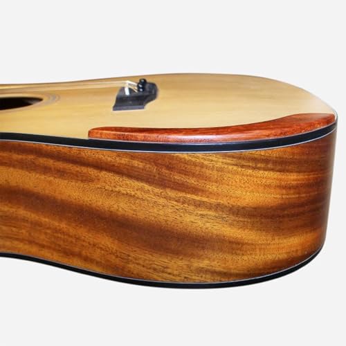 Accoudoir guitare acoustique bois adhésif de rechange finition premium - 5