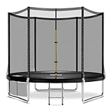 JUMMICO Trampoline extérieur Ø 183/228/305/366/427 cm, Trampoline de Jardin pour Enfants...