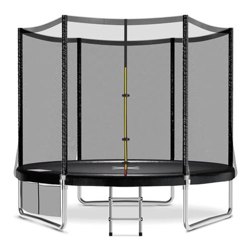 JUMMICO Trampoline extérieur 228 cm avec échelle