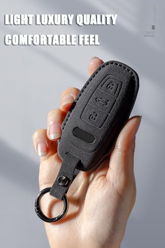 Coque de clé Audi daim boîtier antichoc pour clé intelligente - 7