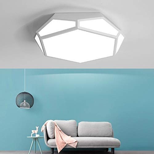 Plafón de techo hexagonal LED para solucionar la falta de luz en habitaciones