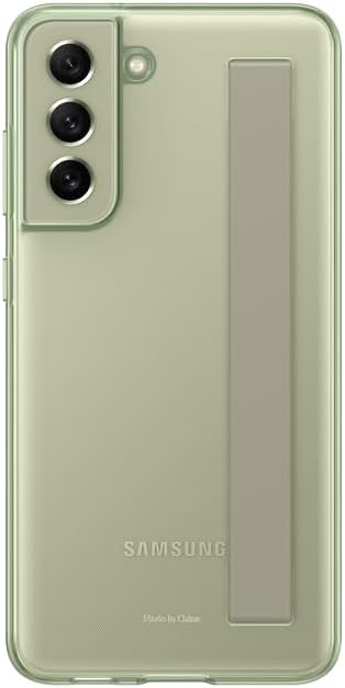 Samsung Galaxy S21 FE Clear Strap Cover - Official Original Case - Olive Green