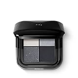 Paleta con 4 sombras de ojos cocidas para uso en seco y mojado, con una pigmentación brillante e intensa
