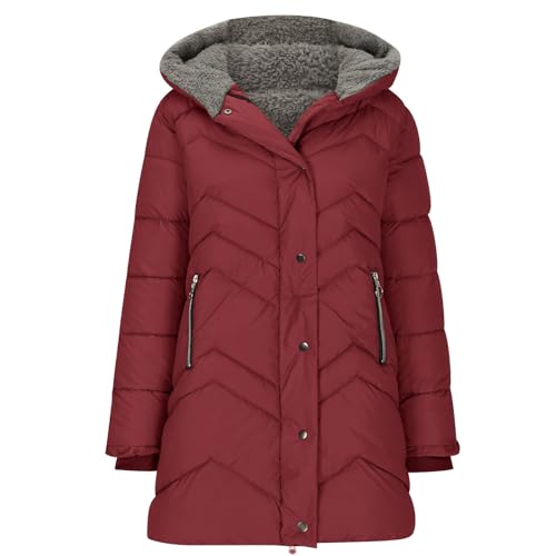 Women Long Padded Jacket Hoodies Outfits for Women Hooded Basic Winter Fall Outfit 2025 Y2K2
