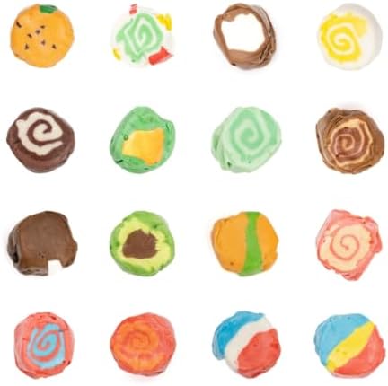 Taffy Shop Fusion Favorites Mix Salt Water Taffy Individually Wrapped - Old-Fashioned Saltwater Taffy Bulk Assorted Flavors - Gourmet Soft Chewy Candy, Gluten-Free, 35 Pieces (7oz)