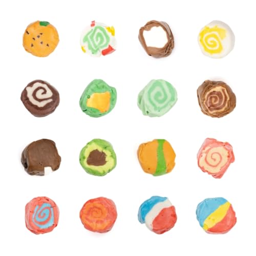 Taffy Shop Fusion Favorites Mix Salt Water Taffy Individually Wrapped - Old-Fashioned Saltwater Taffy Bulk Assorted Flavors - Gourmet Soft Chewy Candy, Gluten-Free, 35 Pieces (7oz)