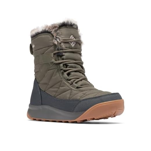 Columbia Bota de neve feminina Minx Shorty Iv, Tundra/Chaleira Alpina, 12