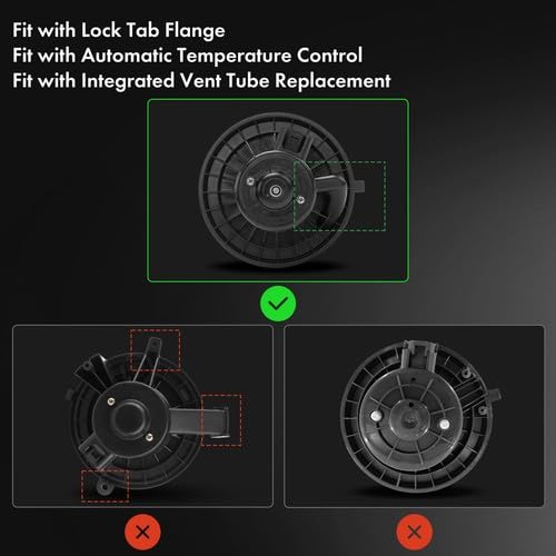 Image of A-Premium Front HVAC Heater Blower Motor with Fan Cage | Compatible with 2007-2014 Chevrolet Silverado, Tahoe, Suburban, Avalanche & GMC Sierra, Yukon & Cadillac Escalade & Hummer