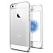 TENOC Case Compatible for Apple iPhone 5/ iPhone 5S/ iPhone SE, Crystal Clear Soft TPU Cover Full Protective Bumper