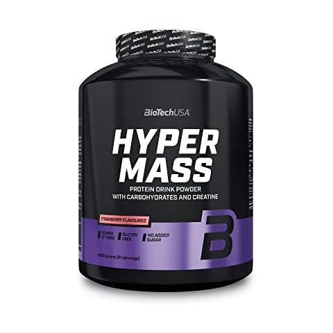 BioTechUSA Hyper Mass Bebida en Polvo con Carbohidratos, Proteína y Creatina, 4 kg Cover