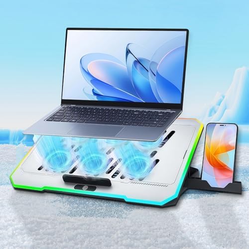 Cooler Notebook – Suporte para Notebook com Cooler RGB Ajustável ...