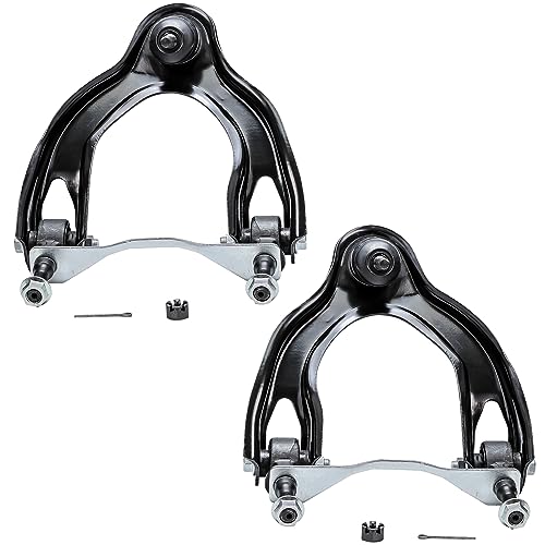 Image of Detroit Axle - 8pc Front End Kit for Acura 1994-2001 Integra, 1992-1995 Honda Civic, 1993-1997 Civic Del Sol, Upper Control Arms Sway Bars Lower Ball Joints Boots Replacement