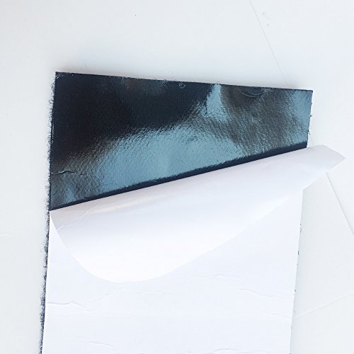 Image of 4-Pair 4x6 inch Upgrade Hook Loop Tape Double-Side Adhesive Strips Mounting Sticky Fastener Backing Tape Waterproof for Indoor Outdoor Home School Office Use (Pack of 2)