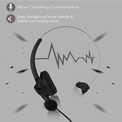 Auriculares de 3.5 mm con micrófono para PC centro de llamadas y móvil ligero 5