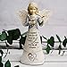 Pavilion - Angel Figurine Floral Spring Home Decor Grandma Nana Mimi Granny Gigi Present from Granddaughter Grandson Grandkids Daughter Friend Aunt Sister Gift (I Carried You)
