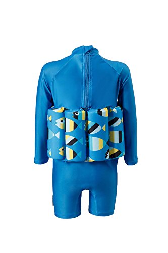 Image of Toddler Kids One-Piece Float Swimsuit with Adjustable Buoyancy UPF 50+ Sun Protection for Beach Pool Boys Girls