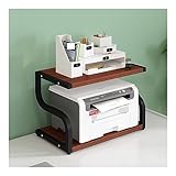 Design multifonction double couche : offre un grand espace de rangement pour votre imprimante, fax, scanner, papier, fichiers, livres et agrafeuse. Ce nizer polyvalent garde votre espace de travail bien rangé et efficace, améliorant la productivité tout en se fondant parfaitement avec votre décoration de bureau. Idéal pour une utilisation à la maison et au bureau, il répond à tous vos besoins.
