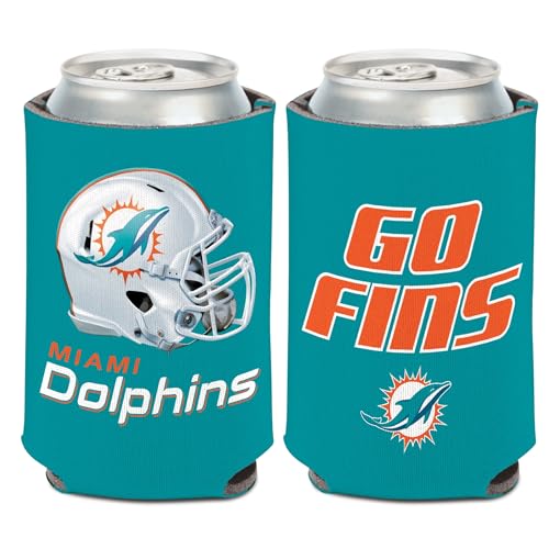 WinCraft Miami Dolphins Can Cooler Slogan Design